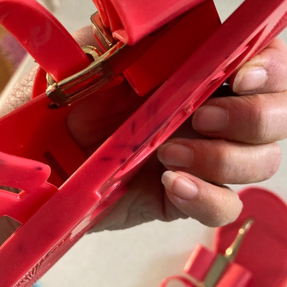 Kate Spade Vibrant Pink Jelly Sandals - Picture 8 of 8